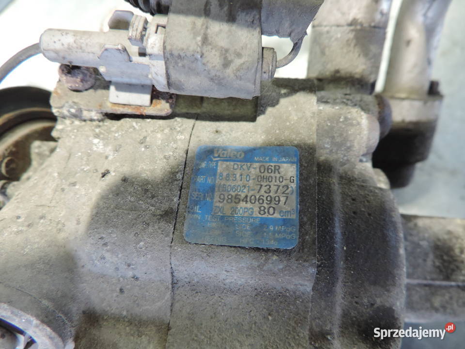 SPRĘŻARKA KLIMATYZACJI TOYOTA AYGO C1 107