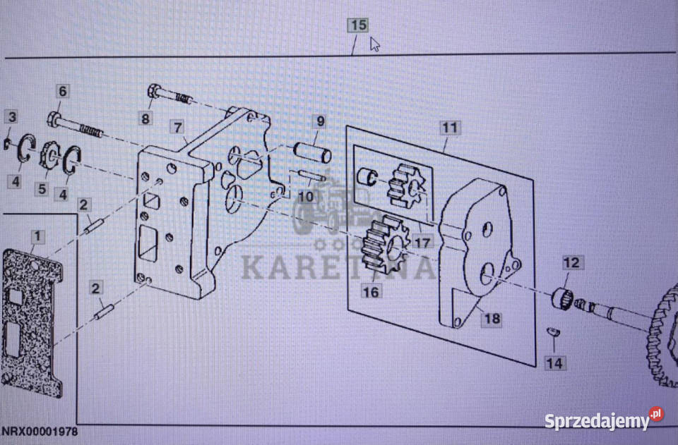 John Deere RE565695pompa kompletJohn Deere Jastrzębniki sprzedam