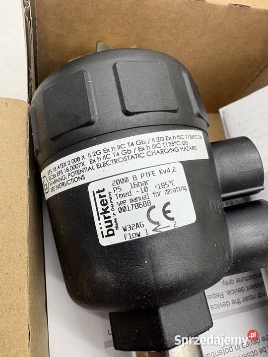 Burkert 00178688 Zawór pneumatyczny Warszawa sprzedam