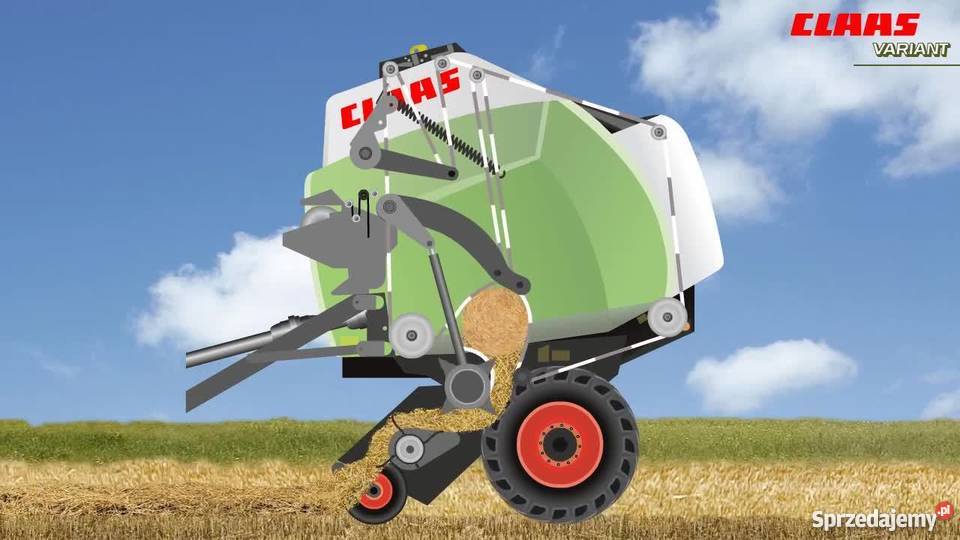 Prasa zwijająca Claas Variant 360DC Roczna Tanio Wieruszów