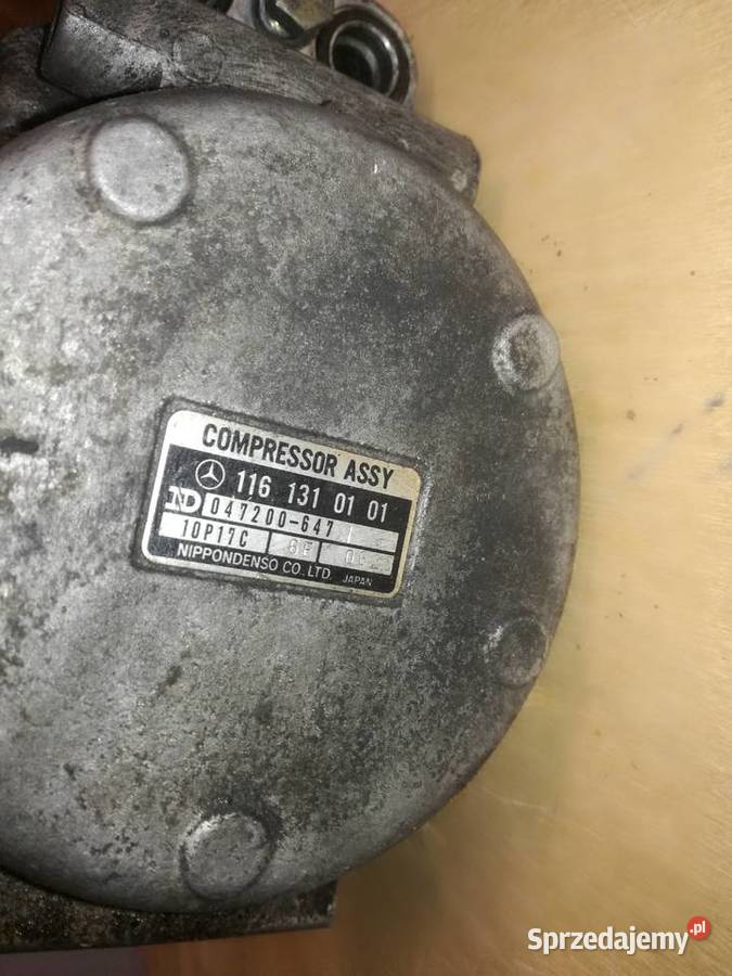 SPRĘŻARKA KLIMATYZACJI MERCEDES W126 107 560 Ogrzewanie, wentylacja i klimatyzacja Cieszyn sprzedam