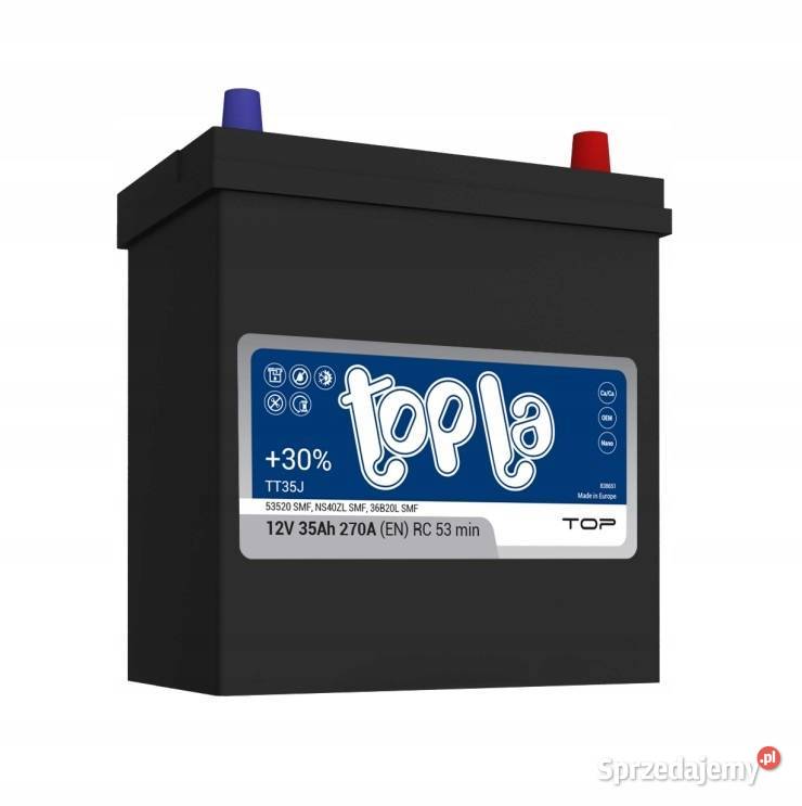 Akumulator Topla Top JIS 35Ah 270A TT35J