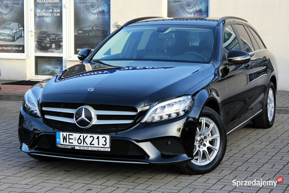 Mercedes C 200 Exclusive FV23 160 ASO Navi LED podgrzewane fotele Mercedes-Benz mazowieckie Sokołów