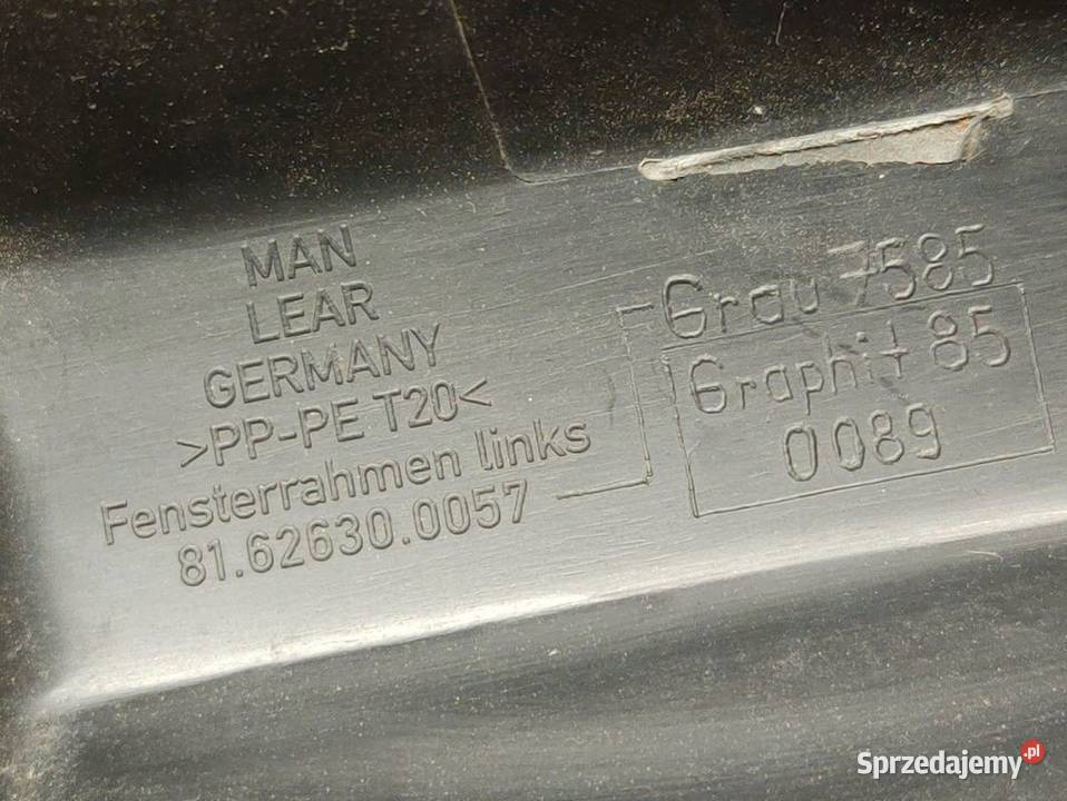 Ramka Szyby Drzwi Lewa MAN TGS 81626300057 wielkopolskie Pleszew
