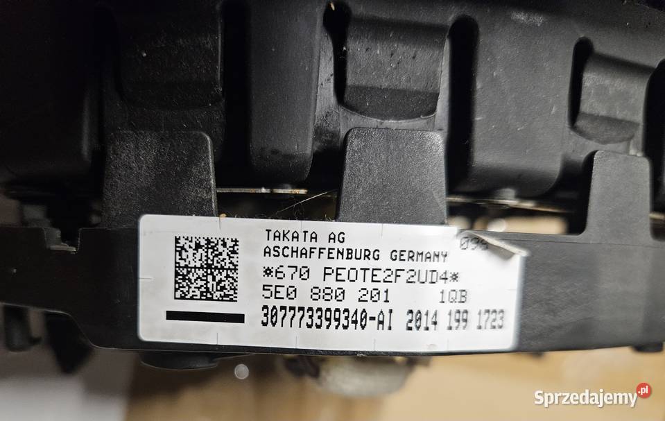 Skoda Fabia 2 poduszka kierowcy Części samochodowe mazowieckie