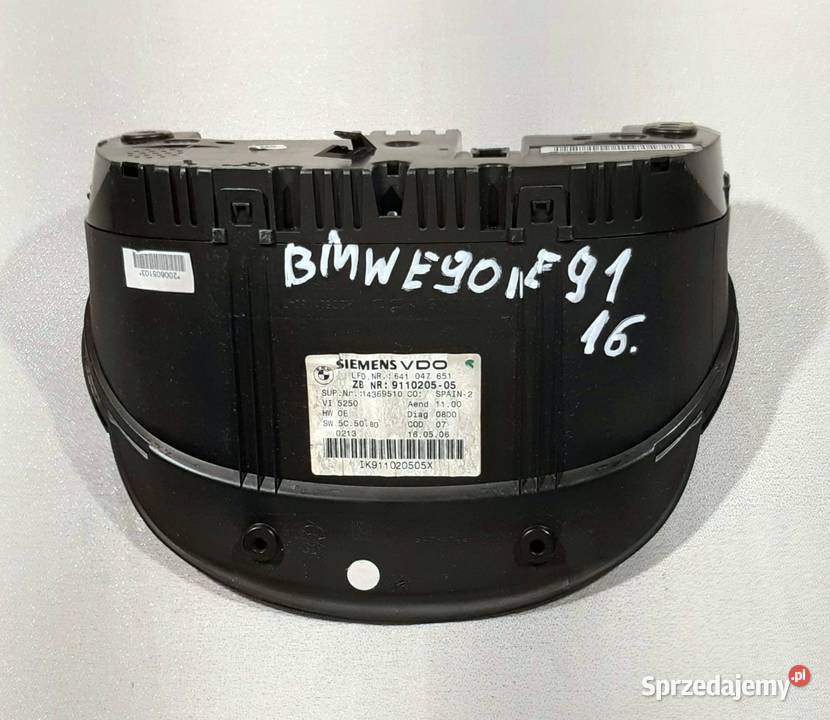LICZNIK ZEGARY BMW E90 E91 20D 911020505 Mielęcin
