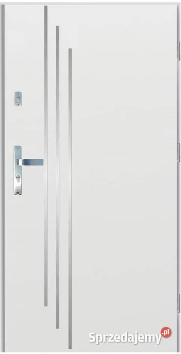 Drzwi wejściowe klatkowe GADOT 55 mm LA7 INOX Ciemniewo sprzedam