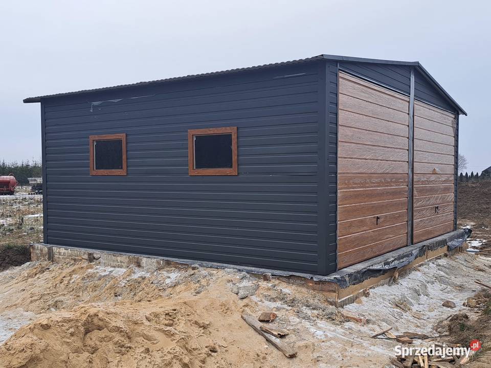 TYPOWY Garaż Blaszany 6x6 PRODUCENT Garaże 235zł/m2 Mielec