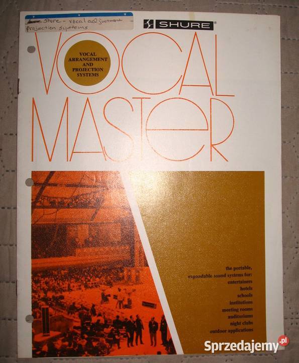 SHURE zestaw starych katalogów i broszur Kępice