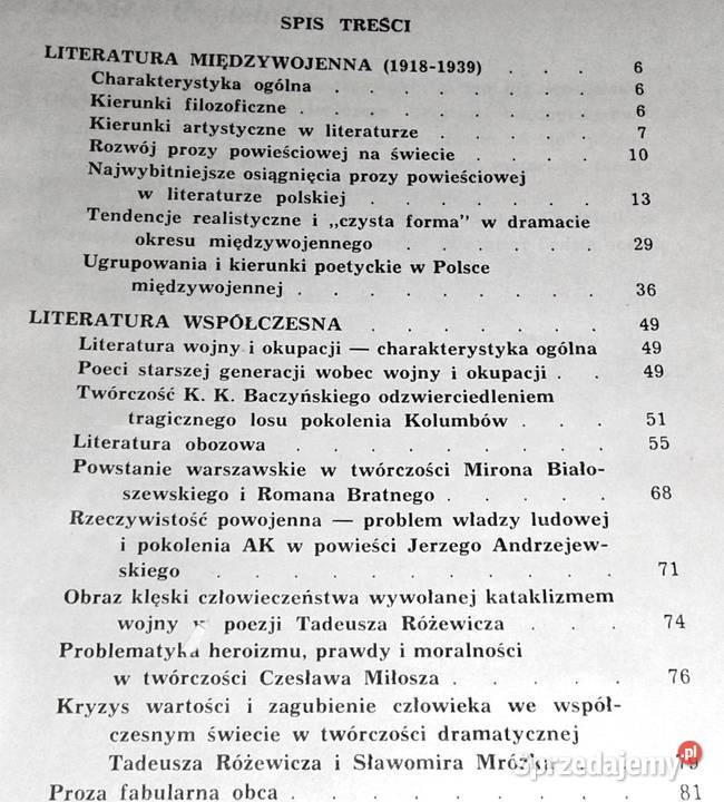 Ściągi licealistów z literatury Zeszyt 5 Rok wydania 1990 Chełm