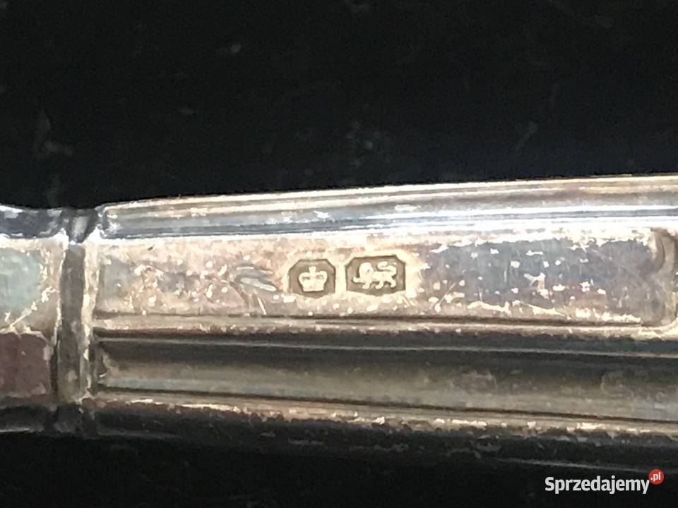 Komplet zabytkowych sztućców deserowych SREBRO Warszawa