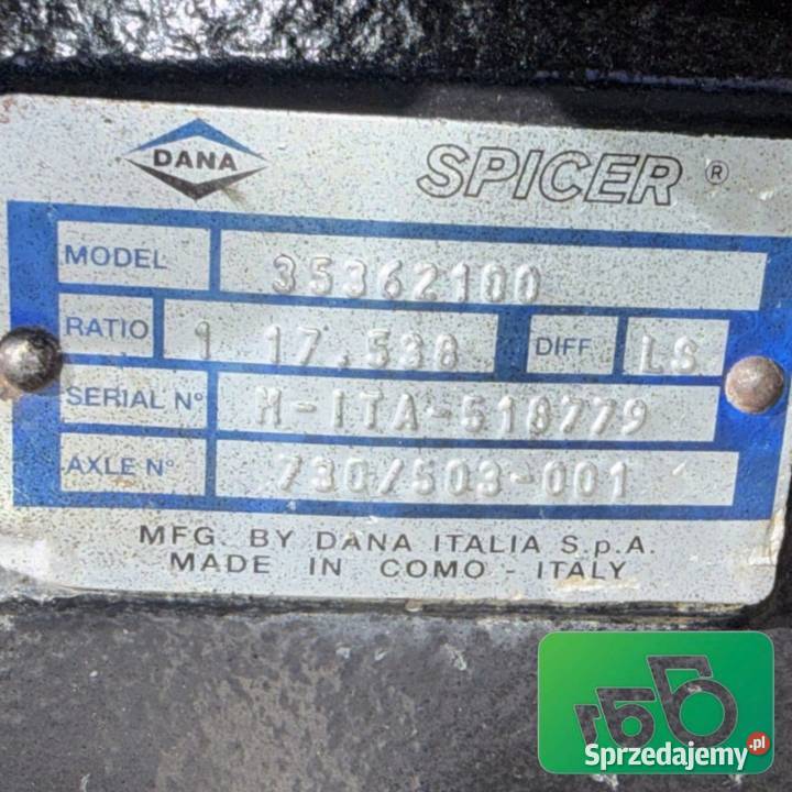 Przedni most 35362100 Dana Spicer 7300106562 Wilkowo