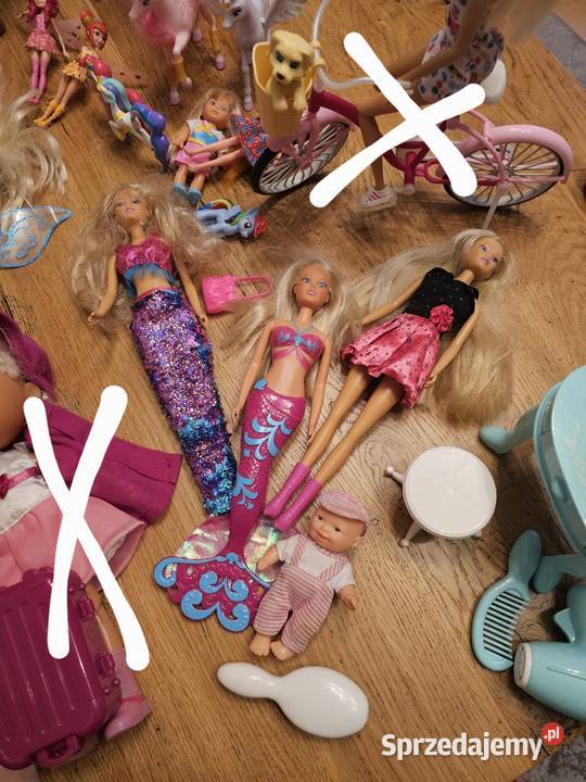 Zestaw lalek Barbie Entchatimals i kucykow
