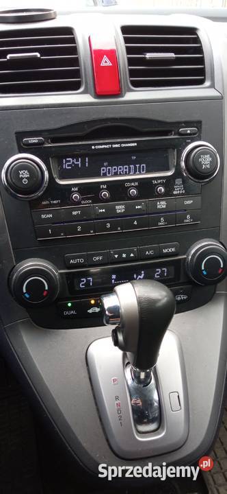 Honda CRV 4x4 automat Skora szyberdach nieuszkodzony Warszawa