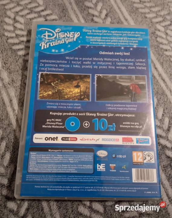 Gra komputerowa Merida Waleczna Disney na PC MAC Olsztyn