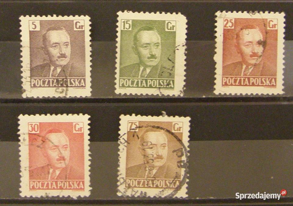 Znaczki pocztowe Polska Zestaw 14 łódzkie Łódź