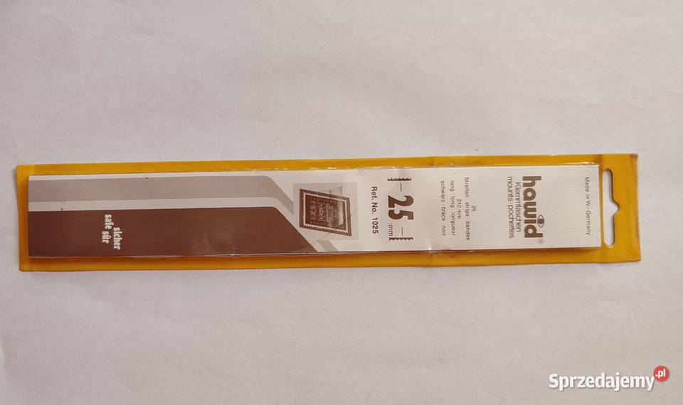 HAWIDY filatelistyczne 210 x 25 mm czarny 25 Pozostałe Gdańsk
