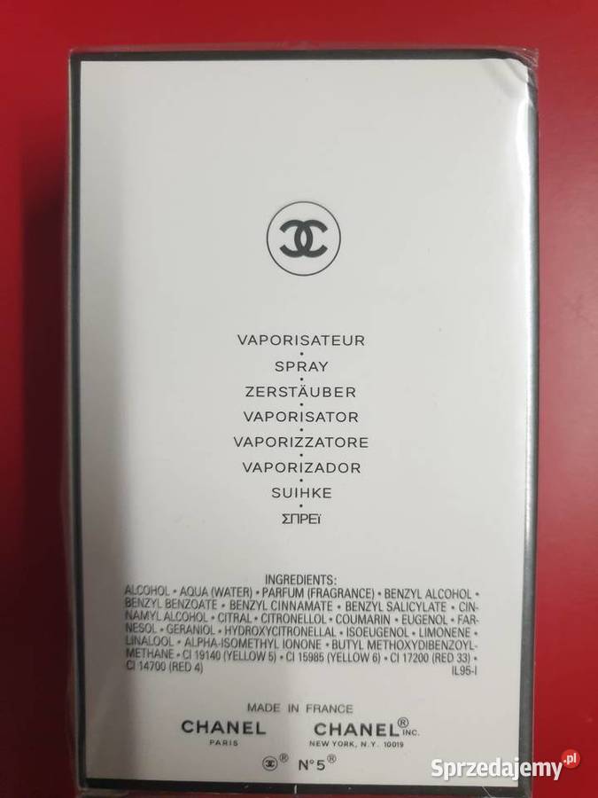 Chanel No5 100 ml woda perfumowana mazowieckie Radom sprzedam