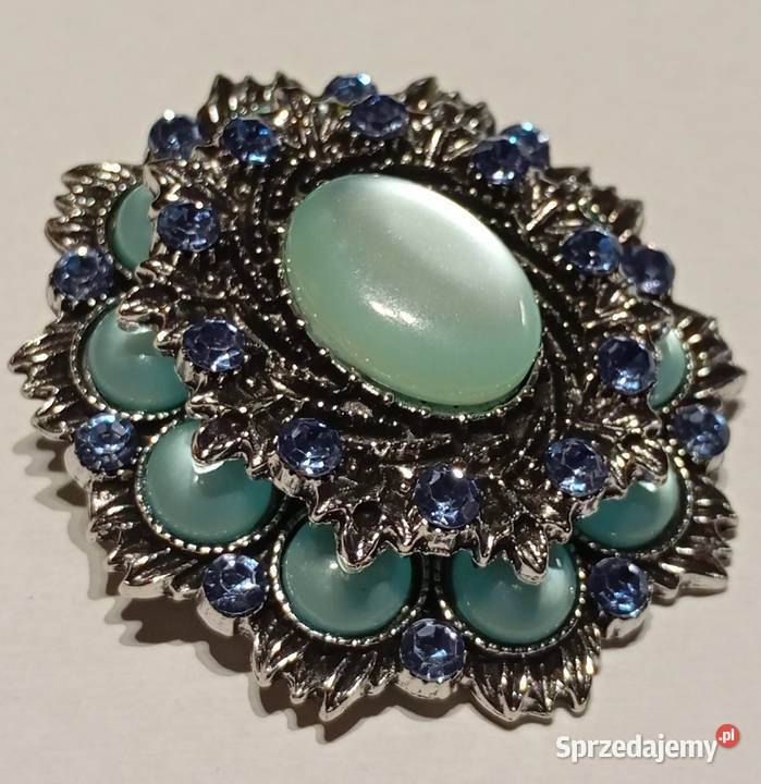 Efektowna Broszka w stylu Vintage