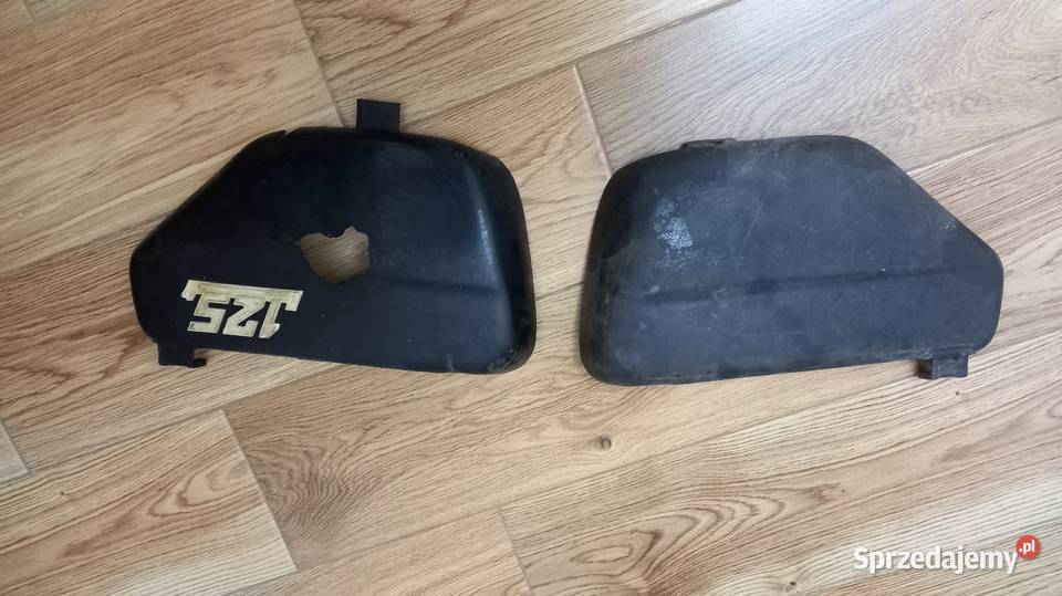 Boczki orginalne plastikowe WSK czarne