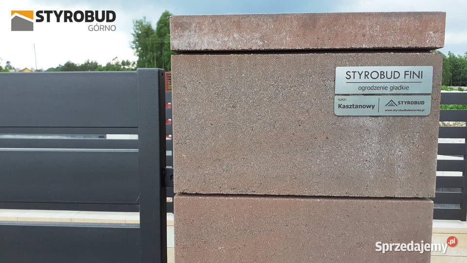Ogrodzenie gładkie Styrobud Fini PF3 20x50x20 sprzedam