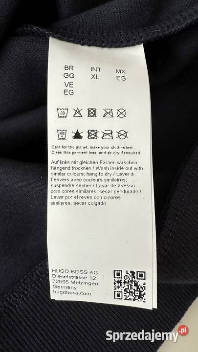 HUGO BOSS bluza sportowa rozmiar XL Hugo Boss Szczecin sprzedam