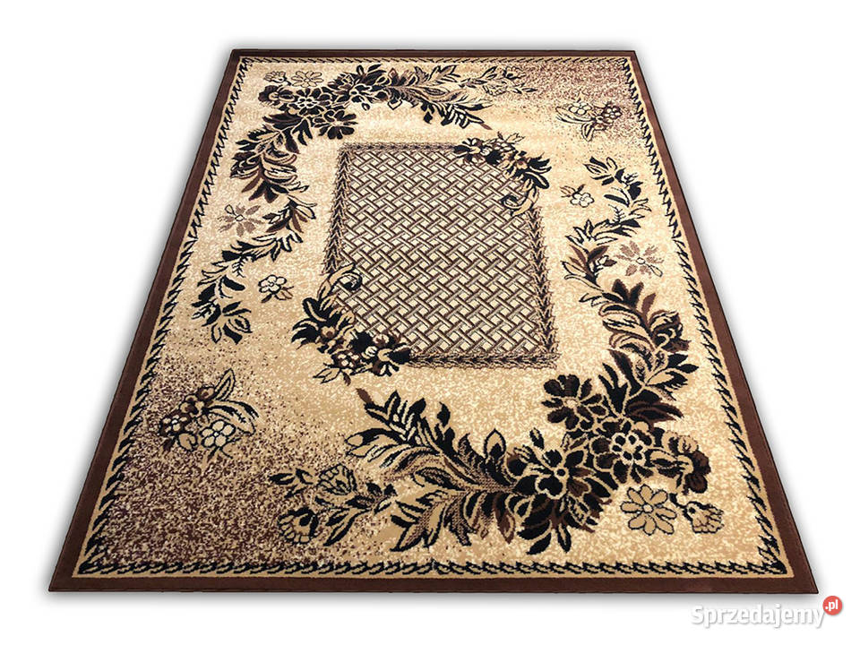 Dywan belgijski Alfa KRATKA różne wymiary beżowy podlaskie Białystok