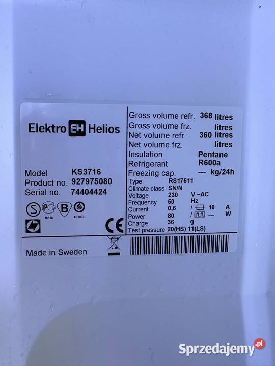 Chłodziarka witryna do Apteczna do nabiału 350 l