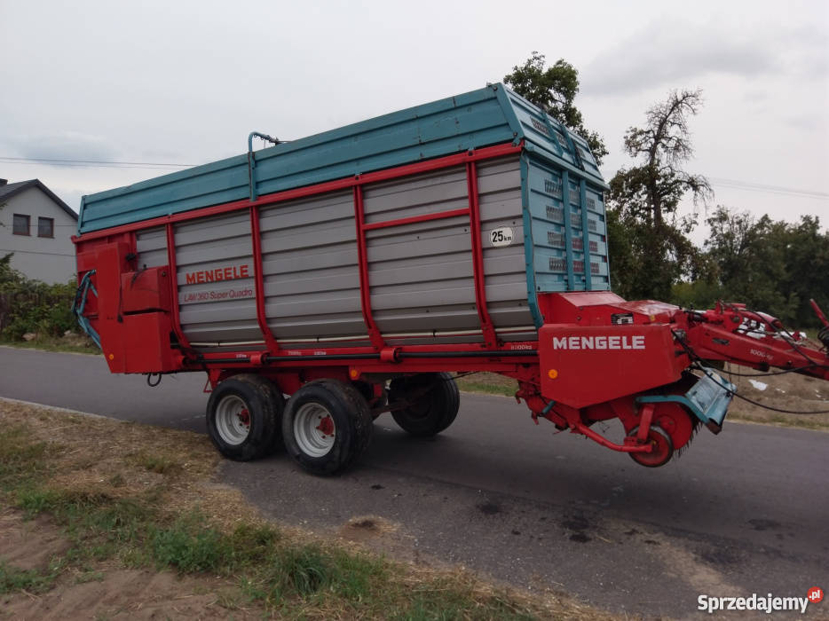 Przyczepa samozbierajaca Mengele Law 360 Super Grodziec
