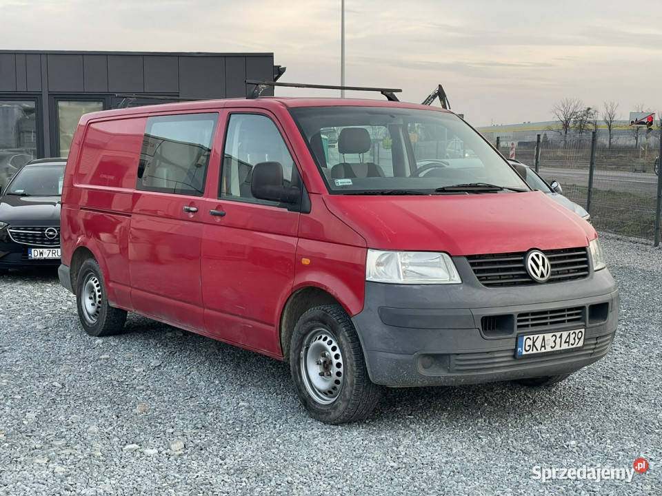 Volkswagen Transporter VW T5 19 TDI 102 5osób ESP Wrocław