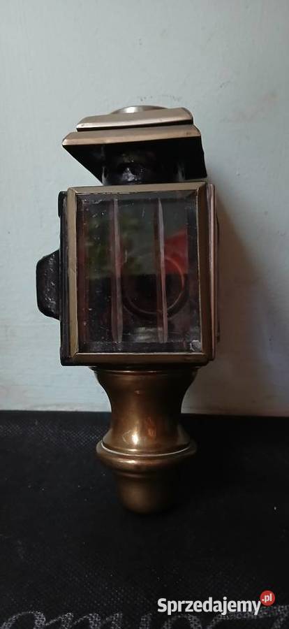 Stara lampa powozowa z lat 20 tych