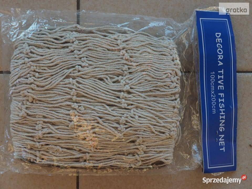 Sieć rybacka Dekoracyjna siatka marynistyczna Warszawa