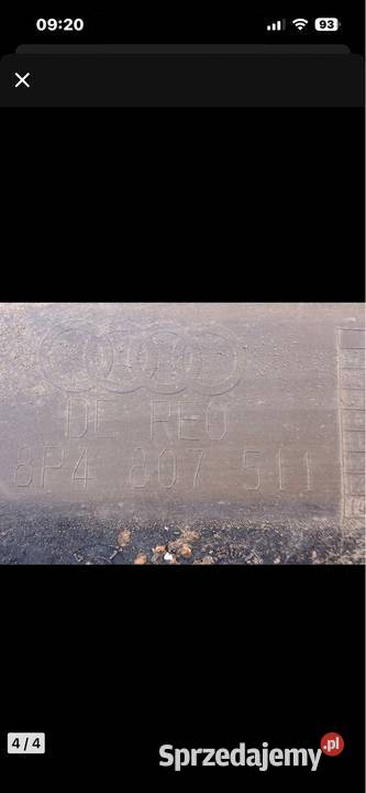 Zderzak Tył Audi A3 Lift Sportback PDC 8P4807511 Góra