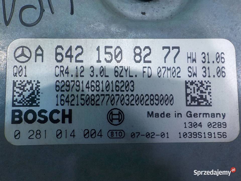 MERCEDES CLS W219 30 CDI 07r 5D sterownik Suków sprzedam