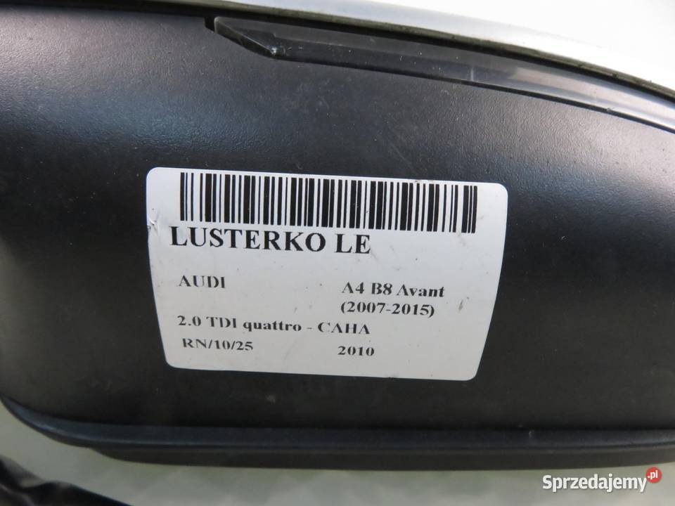 LUSTERKO LEWE AUDI A4 B8 6 PIN osobowe małopolskie sprzedam