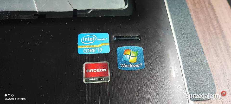 Kadłubek kompletny HP Pavilion DV7 Chełmża sprzedam