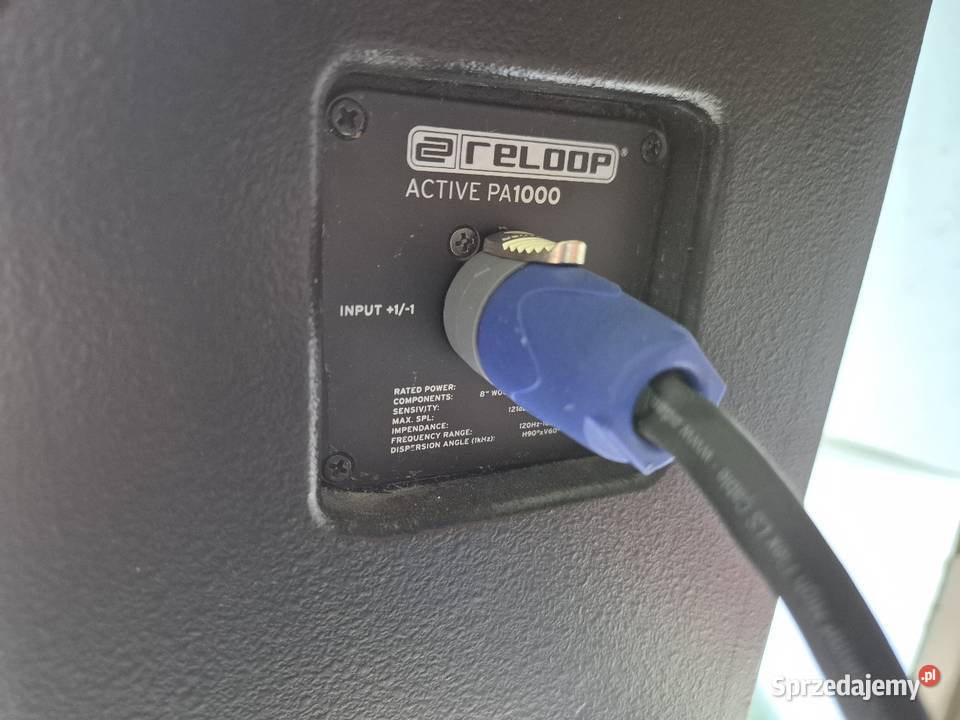 Reloop Active PA 1000 zestaw 21 głośniki kolumny Popów sprzedam