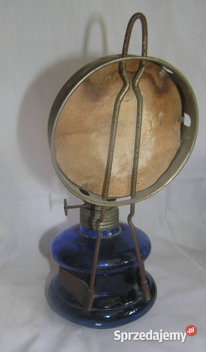 lampa naftowa vintage kobaltowa PRLMDvin dolnośląskie Bartków
