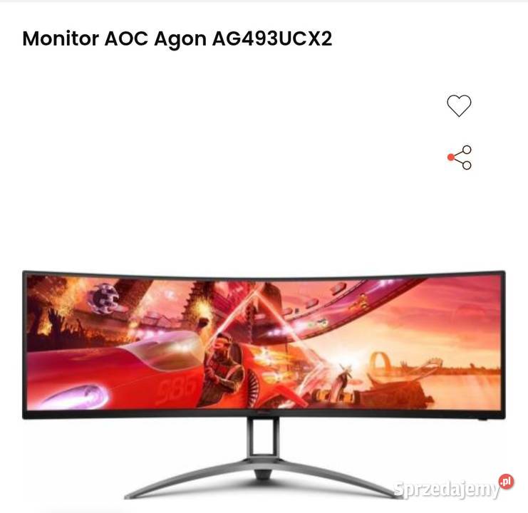 Ultraszeroki monitor AOC Agon OKAZJA Kielce