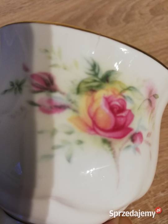 Porcelana Angielska letnie róże małopolskie Ropa