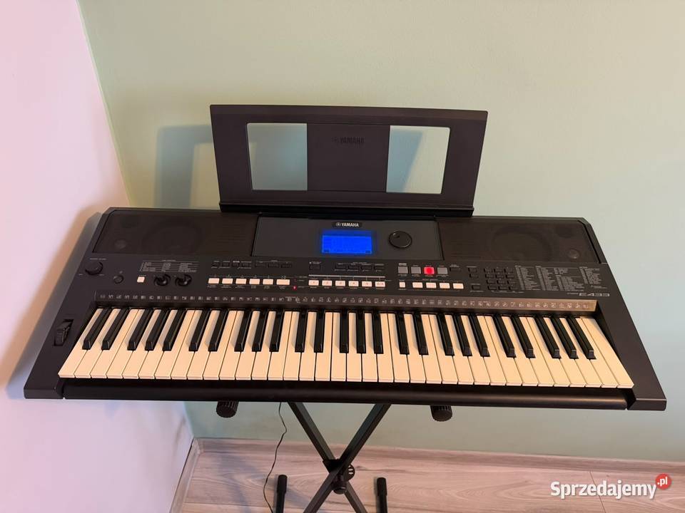 Keyboard Yamaha PSRE433 statyw śląskie Sosnowiec