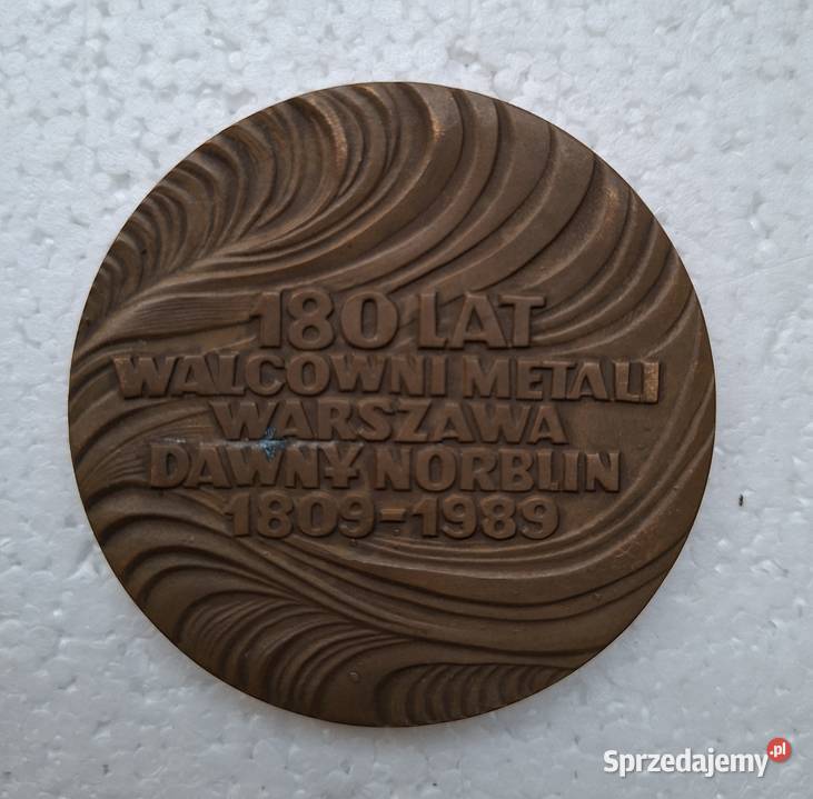 180 Lat Walcowni Metali Warszawa medal