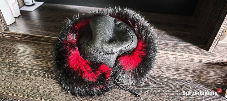 Czapka toczek skóra naturalna dolnośląskie Wrocław