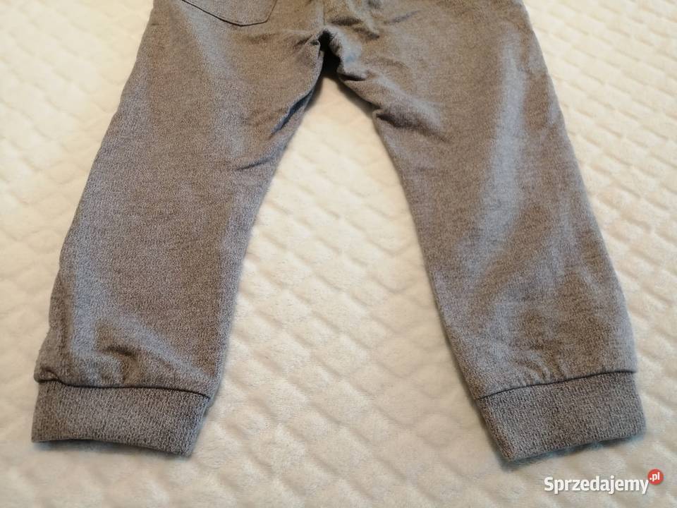 Spodnie dresowe buźki szare 98 Smyk Odzież Czeladź