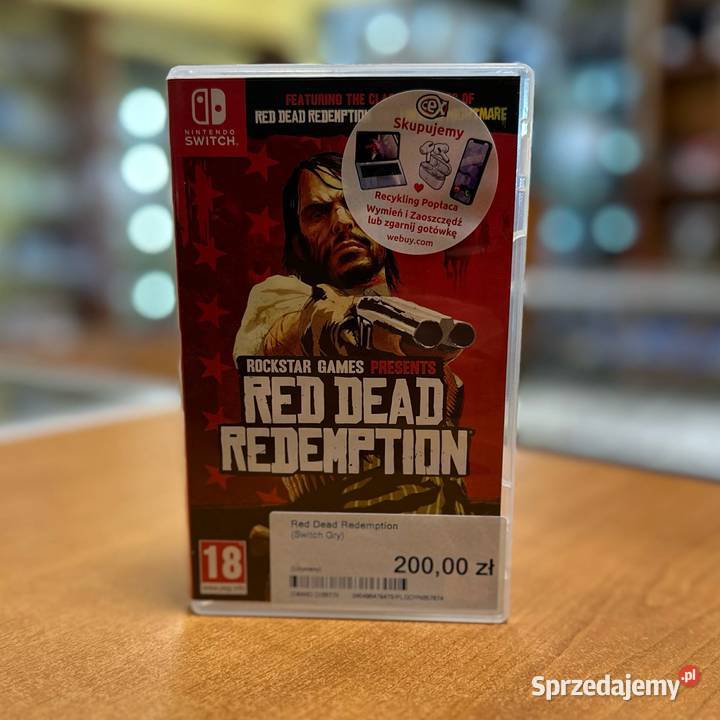 Gra na Nintendo Switch Red Dead Redemption warmińsko-mazurskie Elbląg sprzedam