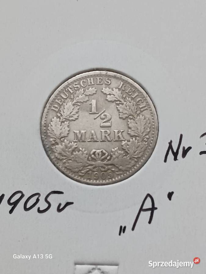 12 Marki Prusy 1905 r 3 mennica A sprzedam