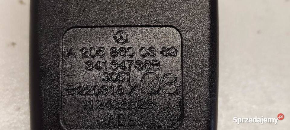 MERCEDES GLC W253 X253 ZAPINKA PASA TYŁ