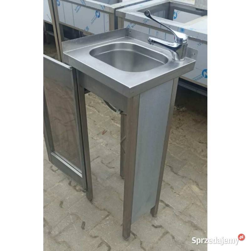 Zlew 1 Komorowy z Szafką Drzwi Otwierane 383585