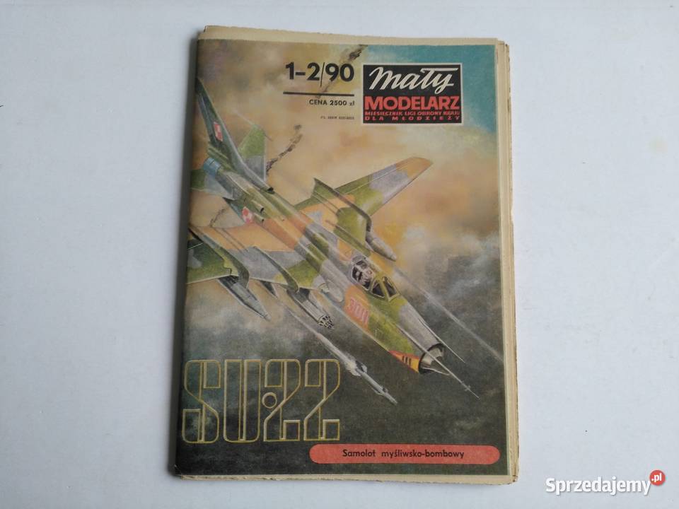 Mały Modelarz 121990 Samolot myśliwskobombowy śląskie Dąbrowa Górnicza