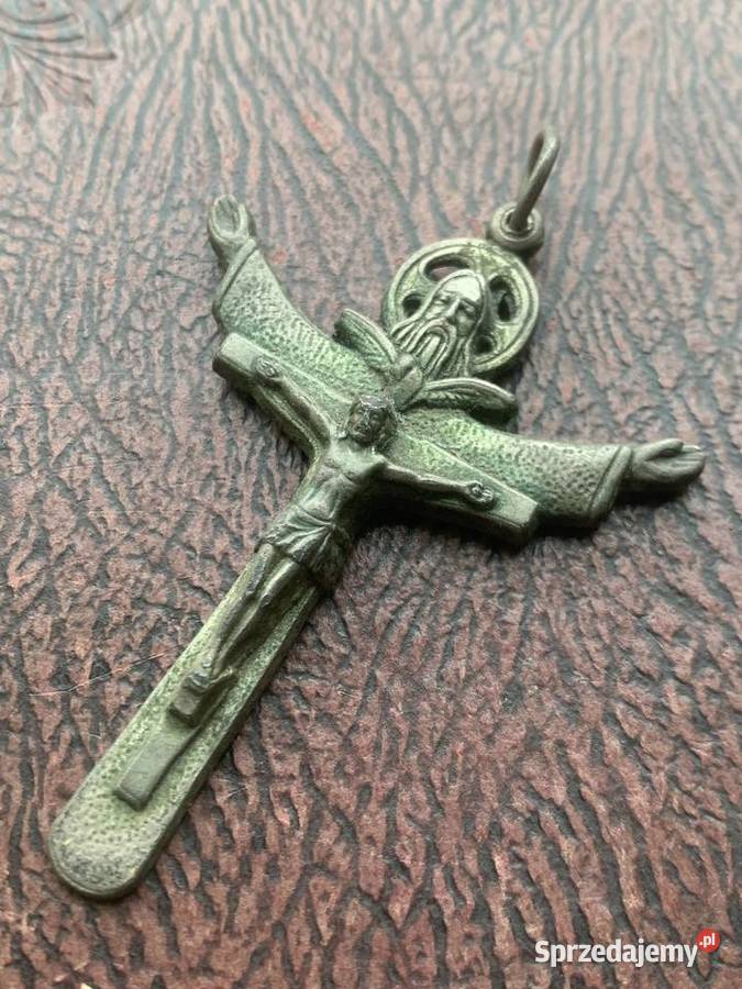 Niespotykany krzyżyk na szyję sygnowany Łowicz